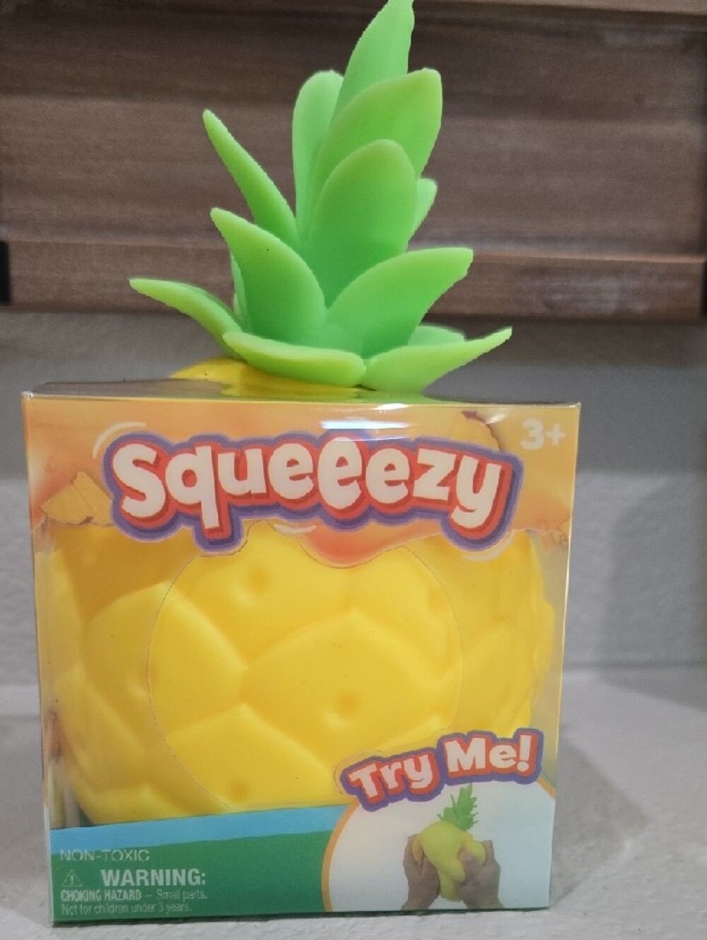 Squeeezy Yellow Pineapple Squishy Toy